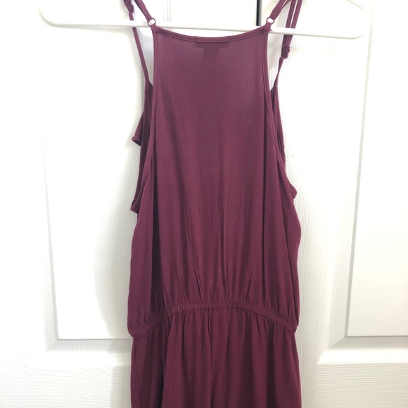 Burgundy/ maroon romper - Picture 3 of 5